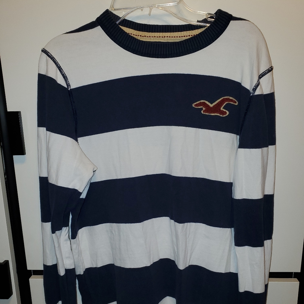 Hollister Long Sleeve Striped Tee